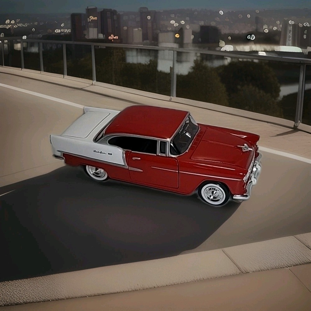 MOTORMAX Timeless Legends 1955 Chevrolet Bel Air Diecast Model Scale 1 24